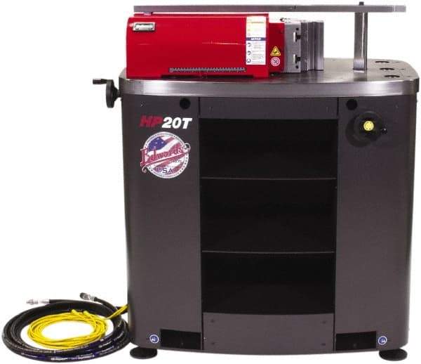 Edwards Manufacturing - 60 Ton Hydraulic Shop Press - 12-1/4" Stroke, 5 hp - Exact Tool & Supply