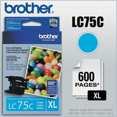 Brother - Cyan Ink Cartridge - Use with Brother MFC-J280W, J425W, J430W, J435W, J5910DW, J625DW, J6510DW, J6710DW, J6910DW, J825DW, J835DW - Exact Tool & Supply