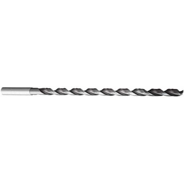Sandvik Coromant - 4mm 140° 2-Flute Solid Carbide Extra Length Drill Bit - Exact Tool & Supply