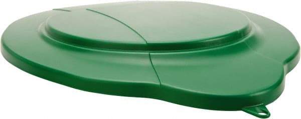 Vikan - 5 Gal Polypropylene Pail Lid - Green, For Use with Vikan 5 Gal Pail - Exact Tool & Supply
