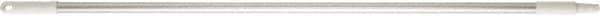 Vikan - 52 x 1" Aluminum Squeegee Handle - European Threaded Connection, White - Exact Tool & Supply