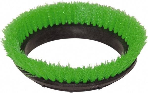 Bissell - Scrubbing Brush - 12" Machine, Blue Pad, Polyester - Exact Tool & Supply