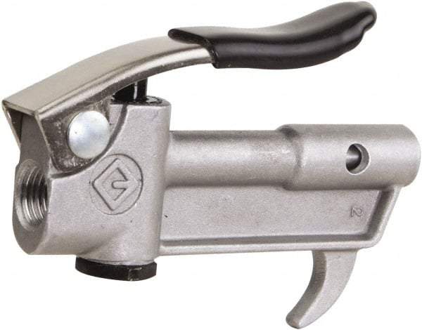 Value Collection - 150 Max psi None Thumb Lever Blow Gun - 1/4 NPT Inlet, Aluminum - Exact Tool & Supply