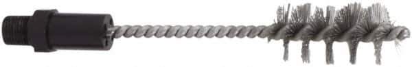 Value Collection - Blow Gun Steel Wire Brush - 1/4 NPT, 8-1/4" Long - Exact Tool & Supply