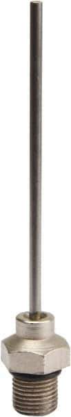Value Collection - Blow Gun Needle Tip - 1/4 NPT, 2.47" Hose Length - Exact Tool & Supply