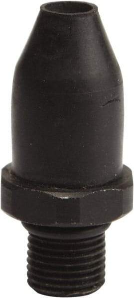 Value Collection - Blow Gun Rubber Tip - 1/4 NPT, 1.4" Hose Length - Exact Tool & Supply