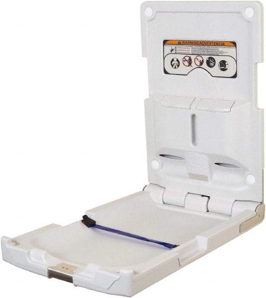 World Dryer - Polyethylene Baby Changing Station - 20" Long x 4.2969" High x 20" Wide - Exact Tool & Supply