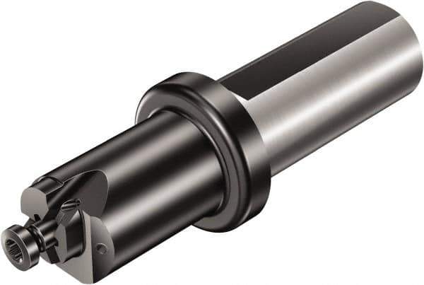 Sandvik Coromant - 28mm Body Length, Boring Bar Holder & Adapter - 28mm Bore Depth, Internal Coolant - Exact Tool & Supply