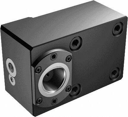 Sandvik Coromant - Left Hand Cut, C3 Modular Connection, Adapter/Mount Lathe Modular Clamping Unit - 32mm Square Shank Diam, 2.382" OAL, Through Coolant - Exact Tool & Supply