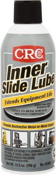 CRC - 16 oz Aerosol Molybdenum Disulfide Grease - Black, Adheres to Metal Surfaces, 325°F Max Temp, - Exact Tool & Supply