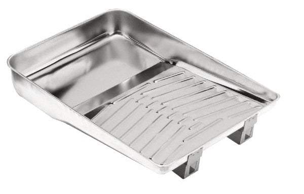 Wooster Brush - Paint Tray - 1 Qt Capacity, 11" Wide, Steel - Exact Tool & Supply