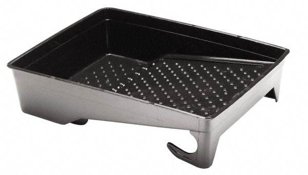 Wooster Brush - 9" Roller Compatible Paint Roller Tray - 2 Qt Capacity, 11" Wide, Plastic - Exact Tool & Supply