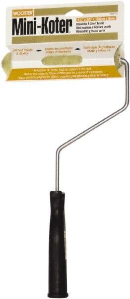 Wooster Brush - 6-1/2" Wide x 14" Long Roller Frame - Plastic Handle - Exact Tool & Supply