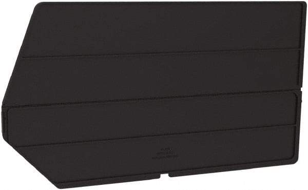 Akro-Mils - 17" Wide x 9.1" High, Black Bin Divider - Use with Akro-Mils - 30260 - Exact Tool & Supply