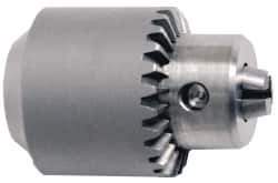 Accupro - 5/16-24, 0.51 to 7.39mm Capacity, Threaded Mount Stainless Steel Drill Chuck - Keyed, 28.4mm Sleeve Diam, 40mm Open Length - Exact Tool & Supply