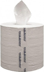 PRO-SOURCE - Center Pull Roll of 2 Ply White Paper Towels - 8-1/4" Wide, 660' Roll Length - Exact Tool & Supply