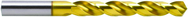 1/2 Dia-Cobalt Jobber Drill-118° Point-TiN - Exact Tool & Supply