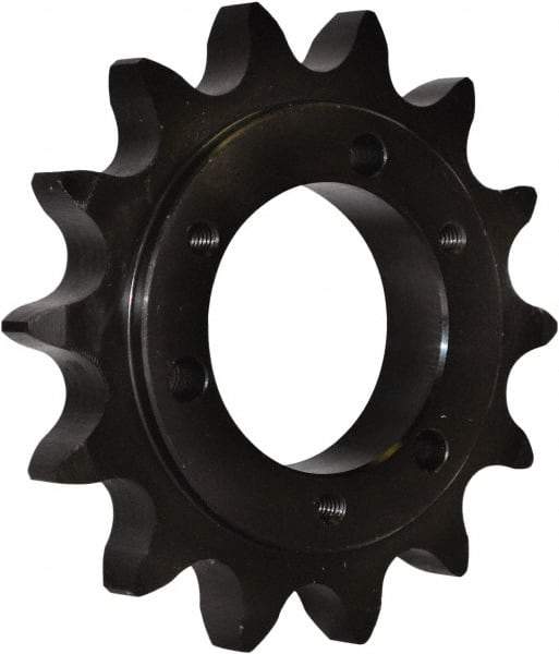 U.S. Tsubaki - 35 Teeth, 3/4" Chain Pitch, Chain Size 60, QD Sprocket - 2-5/8" Bore Diam, 8.78" Outside Diam - Exact Tool & Supply