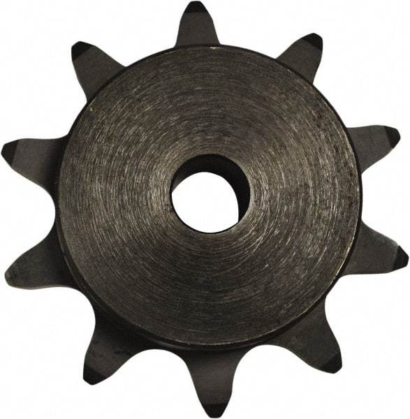 U.S. Tsubaki - 9 Teeth, 1-1/4" Chain Pitch, Chain Size 2052, Double Pitch Sprocket - 5/8" Bore Diam, 3.655" Pitch Diam, 4.19" Outside Diam - Exact Tool & Supply