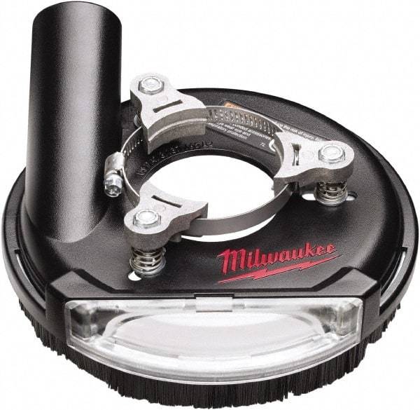Milwaukee Tool - 4 & 5" Diam Grinder Dust Shroud - For Use with Sanders/Grinders - Exact Tool & Supply