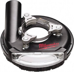 Milwaukee Tool - 4 & 5" Diam Grinder Dust Shroud - For Use with Sanders/Grinders - Exact Tool & Supply