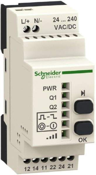 Square D - Wireless Pushbutton System with Programmable Receiver - 24-240 VAC/VDC, Relay Output Output, IP20 - Exact Tool & Supply