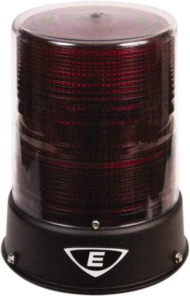 Edwards Signaling - 24 VAC/VDC, 4X NEMA Rated, LED, Magenta, Flashing, Steady Light - 65 Flashes per min, 3/4 Inch Pipe, 8-1/4 Inch Diameter, 7-3/4 Inch High, IP66 Ingress Rating, Pipe Mount - Exact Tool & Supply