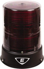 Edwards Signaling - 24 VAC/VDC, 4X NEMA Rated, LED, Magenta, Flashing, Steady Light - 65 Flashes per min, 3/4 Inch Pipe, 8-1/4 Inch Diameter, 7-3/4 Inch High, IP66 Ingress Rating, Pipe Mount - Exact Tool & Supply