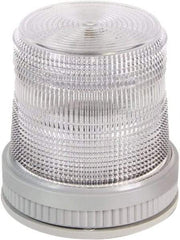 Edwards Signaling - 120 VAC, 4X NEMA Rated, LED, Amber, Green, Red, Multi Status Indicator - 65, 120, 240 Flashes per min, 3/4 Inch Pipe, 4-1/2 Inch Diameter, 4-5/8 Inch High, Pipe Mount, Surface Mount, Wall Mount - Exact Tool & Supply