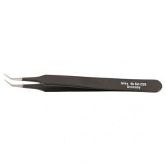 40DEG TAPERED FINE PT TWEEZERS - Exact Tool & Supply