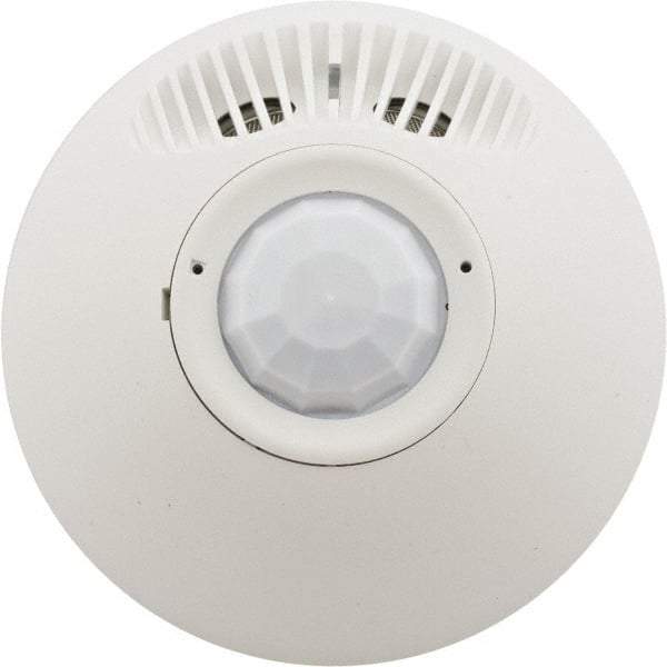 Hubbell Wiring Device-Kellems - 500 Square Ft. Coverage, Infrared and Ultrasonic Motion Sensor Wall Switch - 24 VAC/VDC, White - Exact Tool & Supply