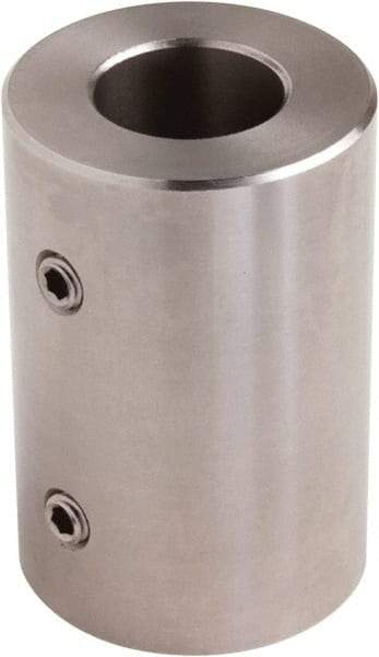 Climax Metal Products - 1-1/2" Inside x 2-1/2" Outside Diam, Set Screw Rigid Coupling - 4-1/2" Long - Exact Tool & Supply