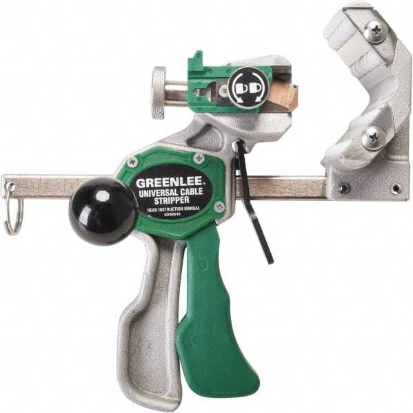 Greenlee - 1/2" to 3" Capacity Cable Wire Stripper - 1/2" Min Wire Gage - Exact Tool & Supply