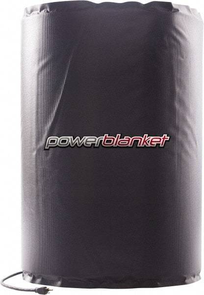 Powerblanket - 22-1/2" Wide, 55 Gallon Wrap-Around Drum Heater - 120 Volt, 400 Watts to 800 Watts, 0.5 Amps, 0°F to 80°F Thermostat Rating - Exact Tool & Supply