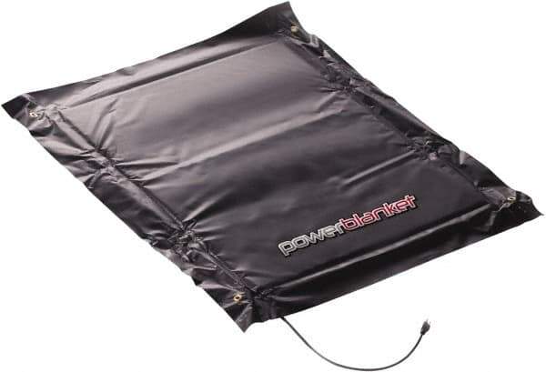 Powerblanket - 48" Long x 36" Wide, Flat, PVC, Standard Heat Blanket - 120 Volts, Flat Back - Exact Tool & Supply