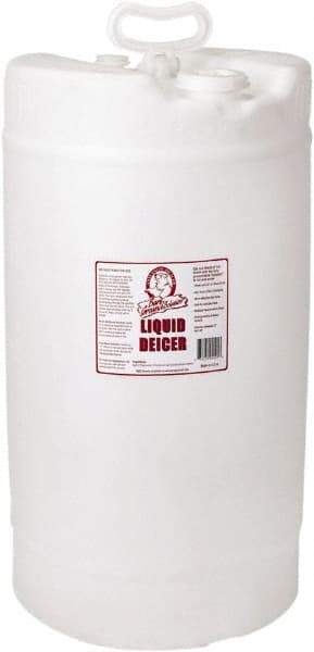Bare Ground Solutions - 15 Gal Pail Magnesium Chloride Liquid - Effective to -20°F - Exact Tool & Supply
