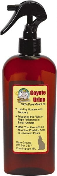 Bare Ground Solutions - 8oz Trigger Spray Bottle of Coyote Urine Predator Scent to repel unwanted animals - Exact Tool & Supply