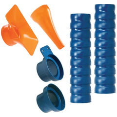Loc-Line - Vacuum Cleaner Attachments & Hose; Type: Shop Vacuum Kit ; For Use With: all parts necessary to connect Loc-Line Vacuum Hose to a standard 2? Hose Shop Vacuum ; ESD Safe: No ; Accessory Kit Contents: Hose; Utility Nozzle; Adapter ; Hose Type: - Exact Tool & Supply