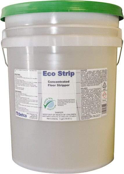 Detco - 5 Gal Pail Stripper - Use on Resilient Flooring - Exact Tool & Supply