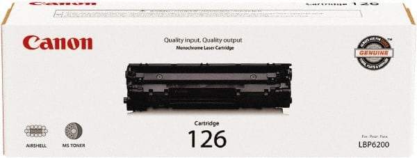 Canon - Black Toner Cartridge - Use with Canon imageCLASS LBP6200d - Exact Tool & Supply