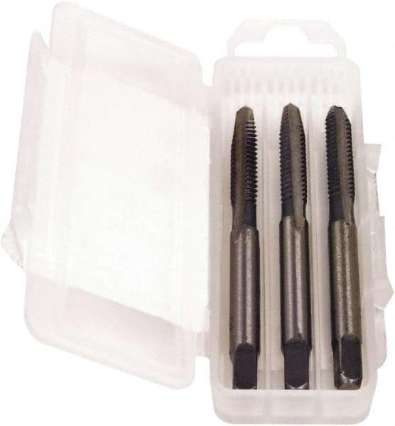 Triumph Twist Drill - 9/16-12, 4 Flute, Bottoming, Plug & Taper, Oxide Finish, High Speed Steel Tap Set - Right Hand Cut, 3/3B Class of Fit - Exact Tool & Supply