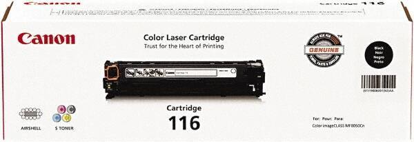 Canon - Black Toner Cartridge - Use with Canon imageCLASS MF8050Cn, MF8080Cw - Exact Tool & Supply