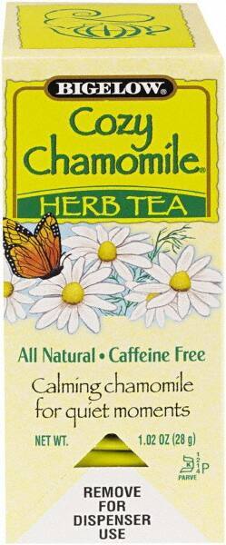 Bigelow - Single Flavor Tea, C ozy Chamomile, 28 Bags/Box - Exact Tool & Supply