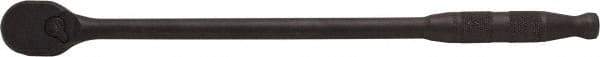 Proto - 3/8" Drive Pear Head Ratchet - Black Oxide Finish, 13" OAL, 90 Gear Teeth, Long Arm Handle, Reversible Head - Exact Tool & Supply