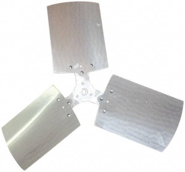 Maxess Climate Control Technologies - 12mm Bore Diam, Commercial Fan Blade - 170mm Wide, Clockwise Rotation, 4 Blades - Exact Tool & Supply