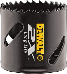 DeWALT - 1-5/8" Diam, 1-7/8" Cutting Depth, Hole Saw - Bi-Metal Saw, Toothed Edge - Exact Tool & Supply