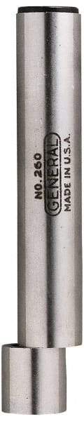 General - 0.5" Head Diam, 1/2" Shank, Single End, Mechanical Edge Finder - Accurate to 0.0005", Cylindrical Contact - Exact Tool & Supply