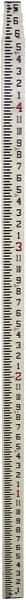 Johnson Level & Tool - Optical Level Fiberglass Grade Rod - 4 Sections, 16 Ft. Overall Length - Exact Tool & Supply
