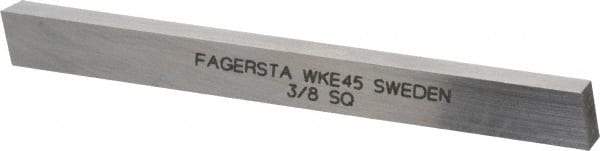 Seco - WKE45 Cobalt Square Tool Bit Blank - 3/8" Wide x 3/8" High x 4" OAL - Exact Tool & Supply