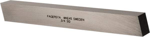 Seco - WKE45 Cobalt Square Tool Bit Blank - 3/4" Wide x 3/4" High x 6" OAL - Exact Tool & Supply